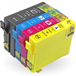 Cartouche d'encre équivalent à Epson Multipack 34XL Pack de 4 Noir, Jaune, Cyan, Magenta