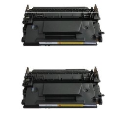 Toner équivalent à HP 26A Pack de 2 Noir