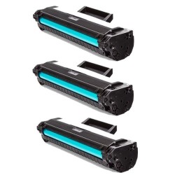 Toner équivalent à HP 106A Pack de 3 Noir