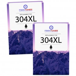 Pack de 2 HP 304XL cartouches d'encre compatibles