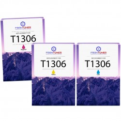 Pack de 3 cartouches de toner compatible C13T13064012