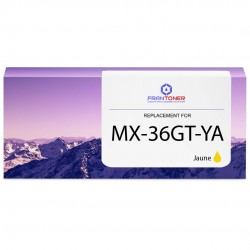 Compatible Sharp MX-36GTYA Jaune toner cartridge