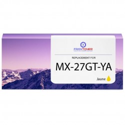 Compatible Sharp MX-27GTYA Jaune toner cartridge