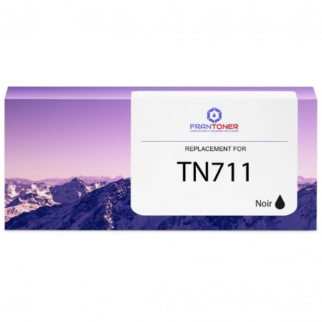TN711K toner compatible Noir