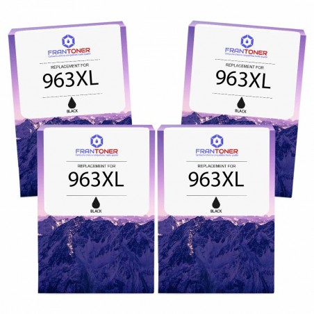 Pack de 4 HP 963XL cartouches d'encre compatibles