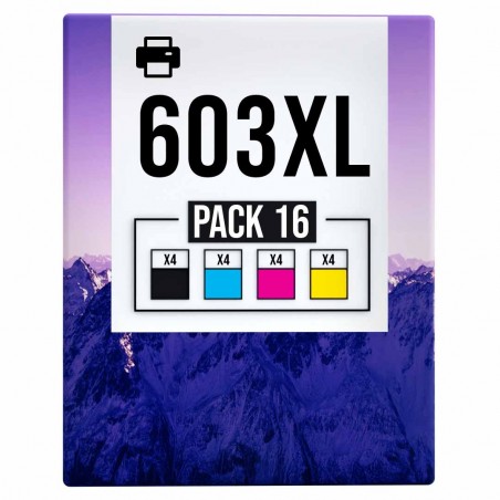 Pack de 16 Epson 603XL cartouches d'encre compatibles